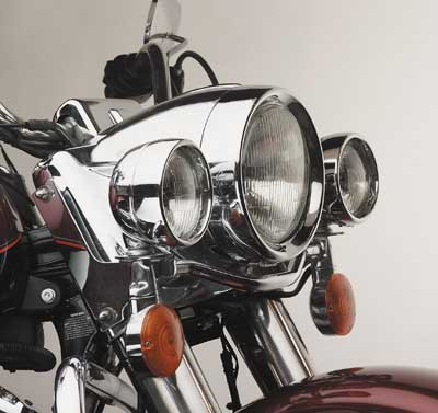 Custom Chrome Passing Lamp Trim Rings Fit For Harley all models from 1962-Up