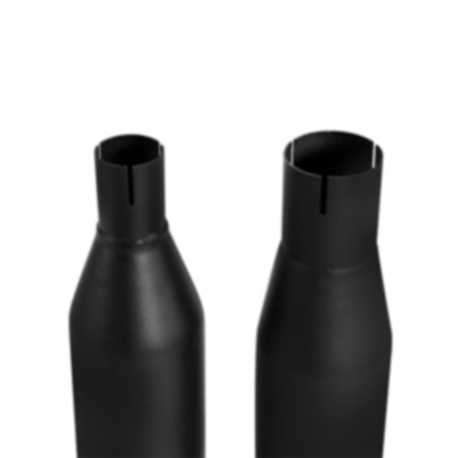 BLACK DEFENDERS  STANDARD MUFFLER  17-20 TOURING