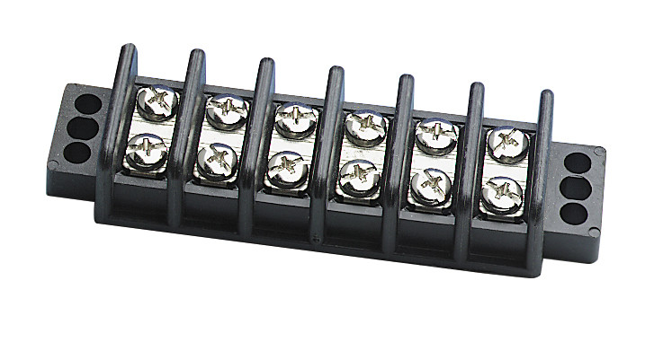 Custom Chrome Six Connections 6 Lug Electrical Junction Block 4 hole