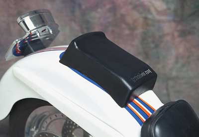 Custom Chrome Stinger Removable Pillion Pad Fit For Harley Big Twin Fender Custom Applications