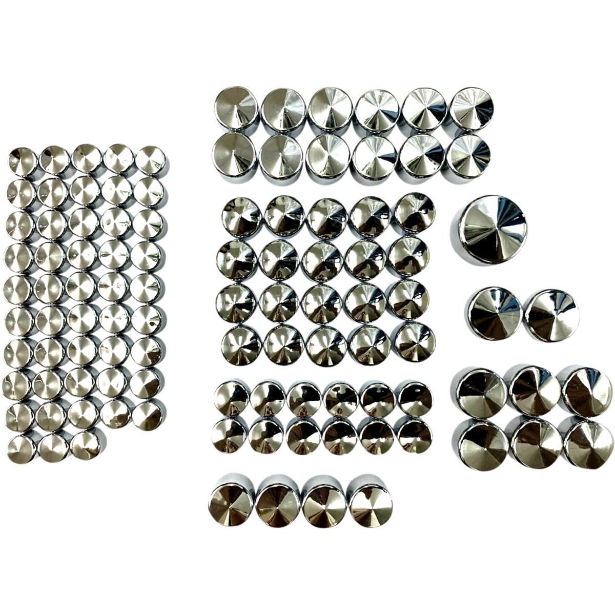 Drag Specialties - Bolt Cover Kit - Deluxe/Engine - Chrome - Softail/Touring/Trike
