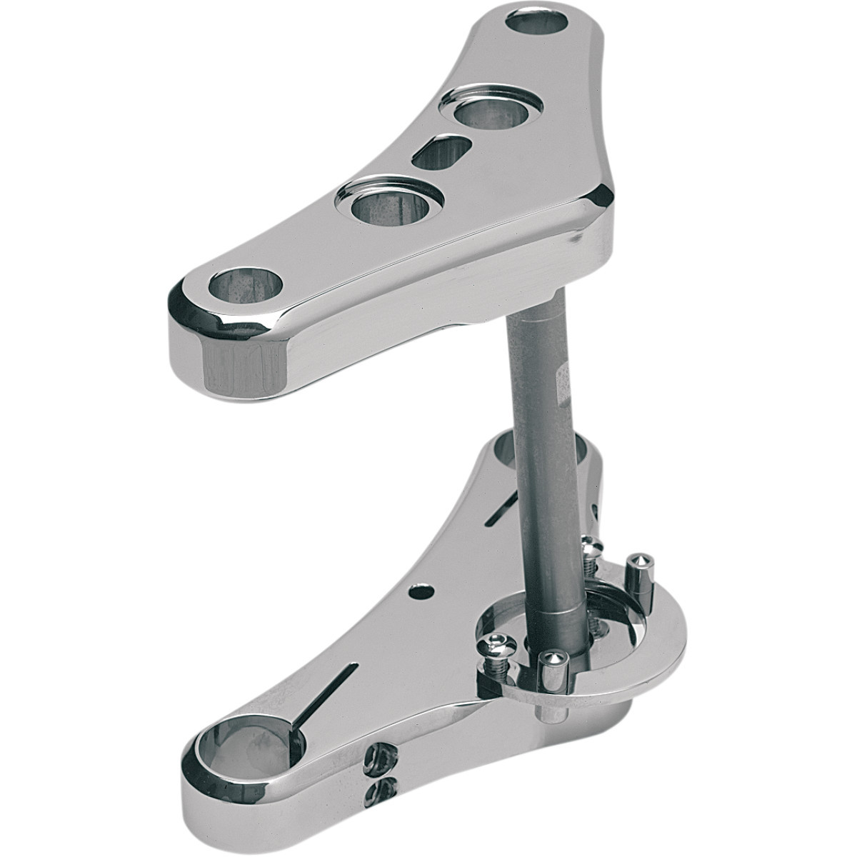 Accutronix #TWR541-ESC - Triple Tree - 41 mm - Chrome - Raked 5° - Elite Smooth