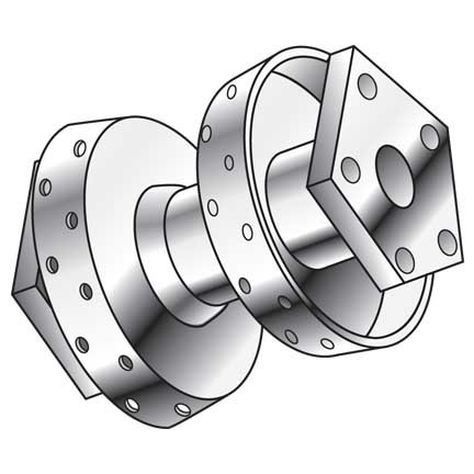 WHEEL HUB-DUAL FLANGE-FRONT