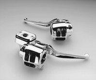 Custom Chrome 11/16" Complete Control Kit Fit For Harley Dual Disc Models 96-06