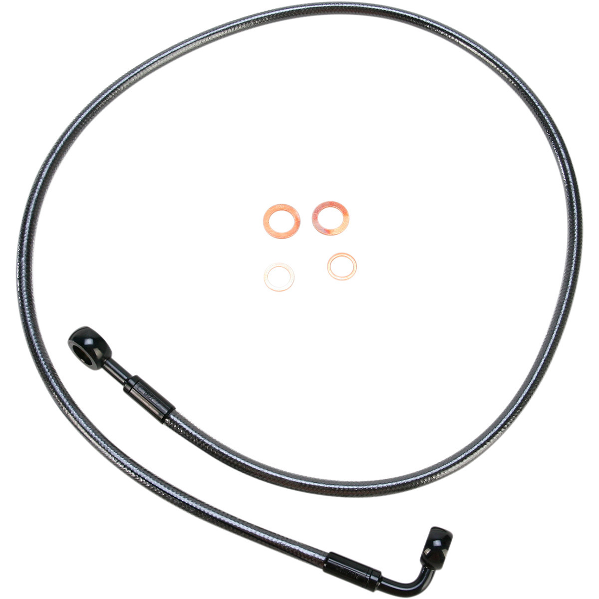 Magnum Shielding #46443SW - Brake Line - 180/90° - 43" - Black Pearl