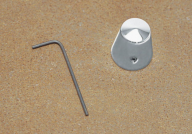 Custom Chrome Chrome Shifter Shaft Cap Fit For Harley FX FXR Dyna Glide models with Mid-Shift