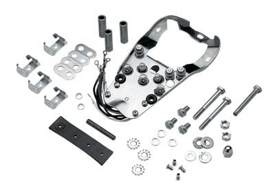 Custom Chrome Cast Dash Mounting Plate For Harley Softail Models