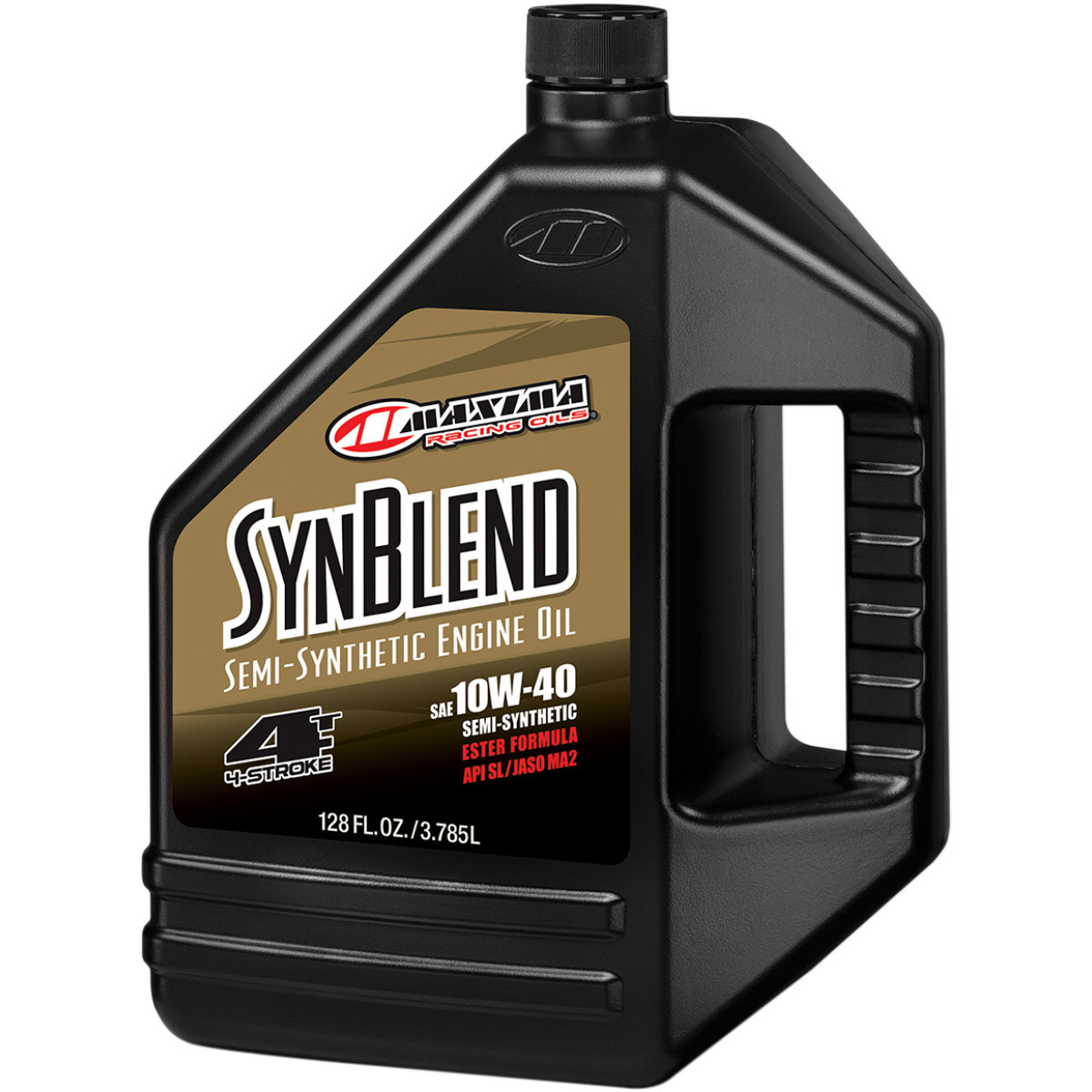 Maxima Racing OIL #349128B - SynBlend Semi-Synthetic Oil - 10W-40 - 1 U.S. gal.