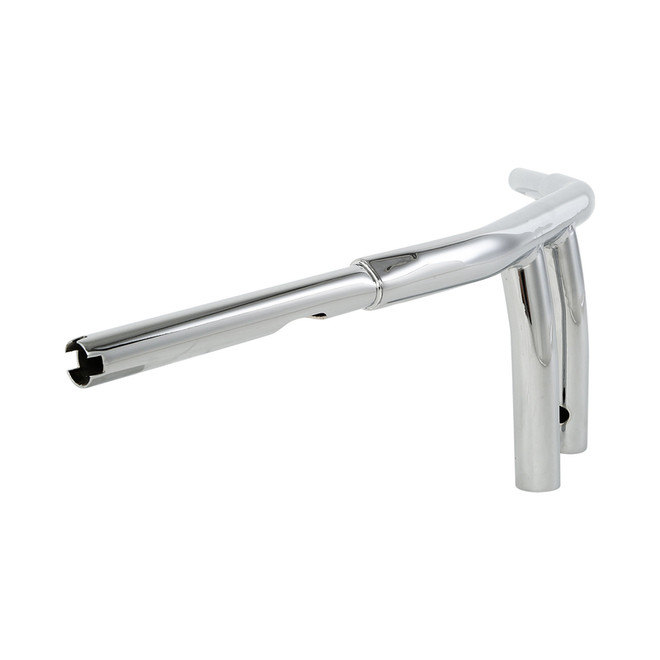 Custom Chrome 8" Rise 1 1/4" T-Bar Handlebar Bar Chrome Fits For Harley Softail Chopper