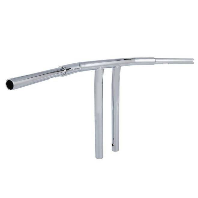 Custom Chrome 14"Rise 1-1/4" T-Bar Handlebar Bar Fits For Harley Softail Chopper