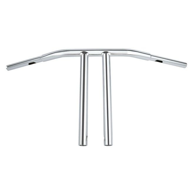 Custom Chrome 14"Rise 1-1/4" T-Bar Handlebar Bar Fits For Harley Softail Chopper
