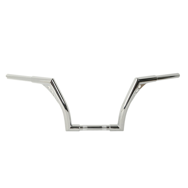 Custom Chrome 1.25" Fat 10" Rise Handlebar Bar Chrome Fit For Harley Softail Dyna Sportster XL