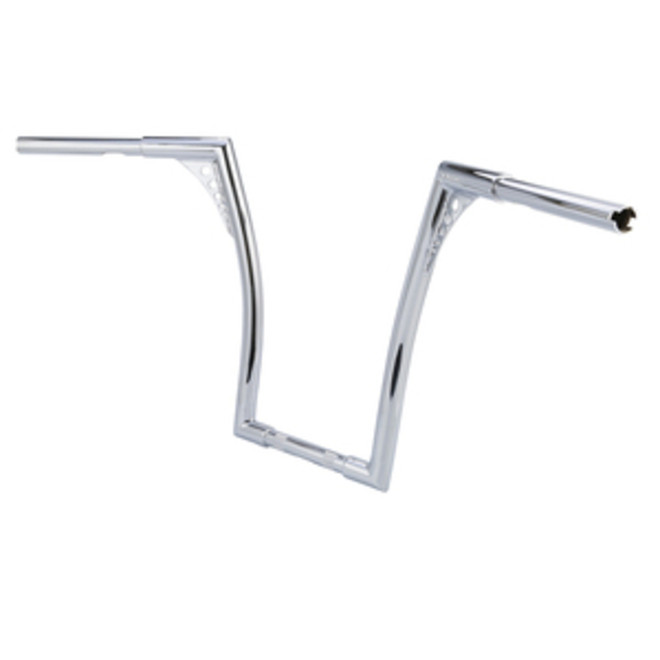 Custom Chrome 1.25" Fat 18" Rise Handlebar Bar Chrome Fit For Harley Softail Dyna Sportster XL