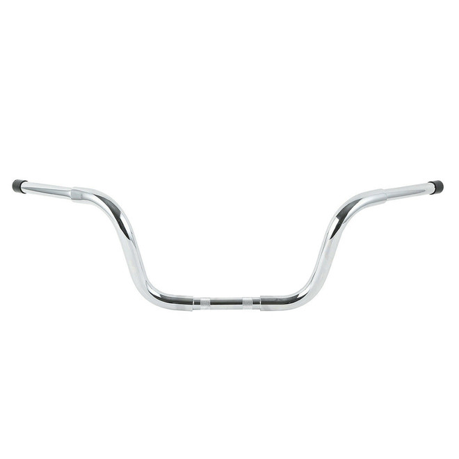 Custom Chrome1-1/4" Ape Hangers Bar 10" Rise Handlebar Matte Black Chrome Fits For Harley Sportster XL FLST FXST
