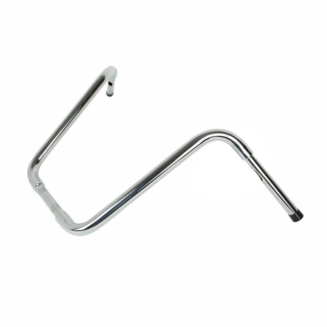 Custom Chrome 1-1/4" Ape Hangers Bar 18" Rise Handlebar Matte Black Chrome Fits For Harley Sportster XL FLST FXST