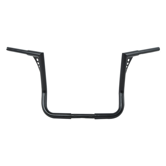 Custom Chrome 1-1/4" Fat Handlebar 14" Rise Ape Hanger Bar Matte Black Pearly Chrome Fit For Harley Touring Bagger