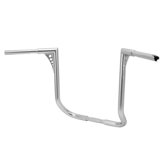 PEARLY CHROME1-1/4" BANDITS HANDLEBAR18" R;DRILLED;KNURLED