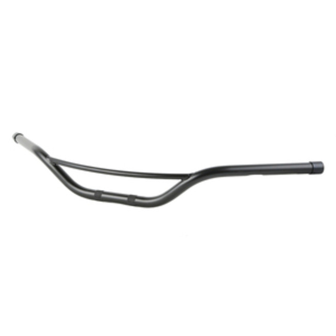 Santee 1" Hollywood Handlebar 4" Rise Matte Black Chrome Fit For Harley Custom