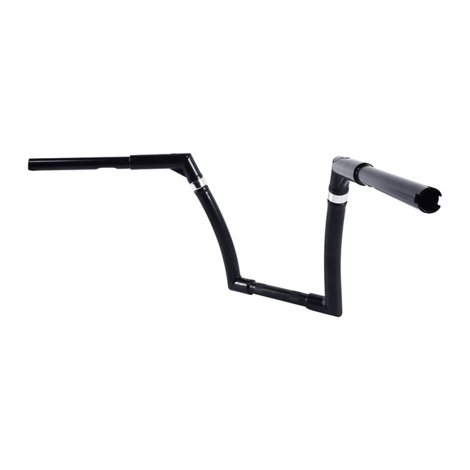 Santee 12" Rise Adjustable Ape Handlebar Matte Black Chrome Fit For Harley Sportster Softail