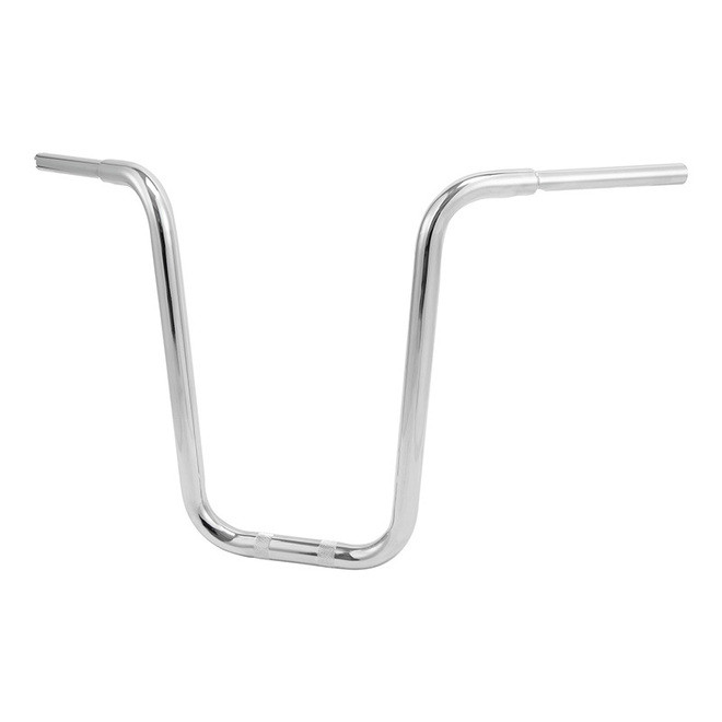 Santee 1-1/4" Ape Hanger Handlebar 18 - Rise Fit For Harley Road King 14-up Matte Black Chrome