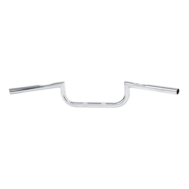 Jammer 1" Upsides Handlebars Vintage Custom Models 5" Rise 28.3" Width Gloss Black Chrome