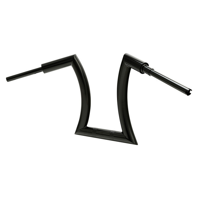 Santee 2" Ape Hanger Handlebar 16 - Rise Fit For Harley Road King Sportster Gloss Black Chrome