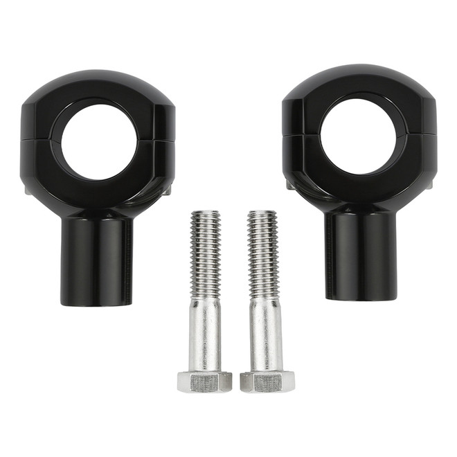 GLS BLK KNIGHT RISER 2" RISE FOR 1 1/4" BARS
