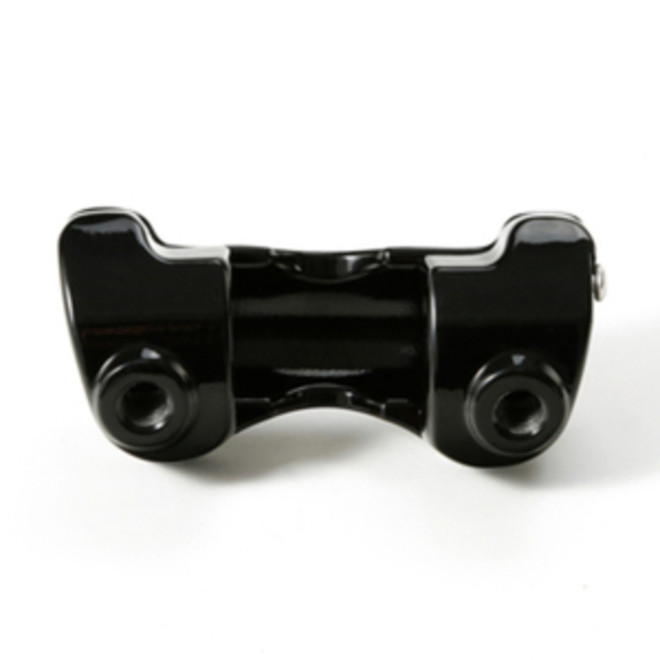 Custom Chrome 1.25'' Handlebar Bar Risers Top Clamp Gloss Black Chrome Fit For Harley Touring Road Glide 2015-up