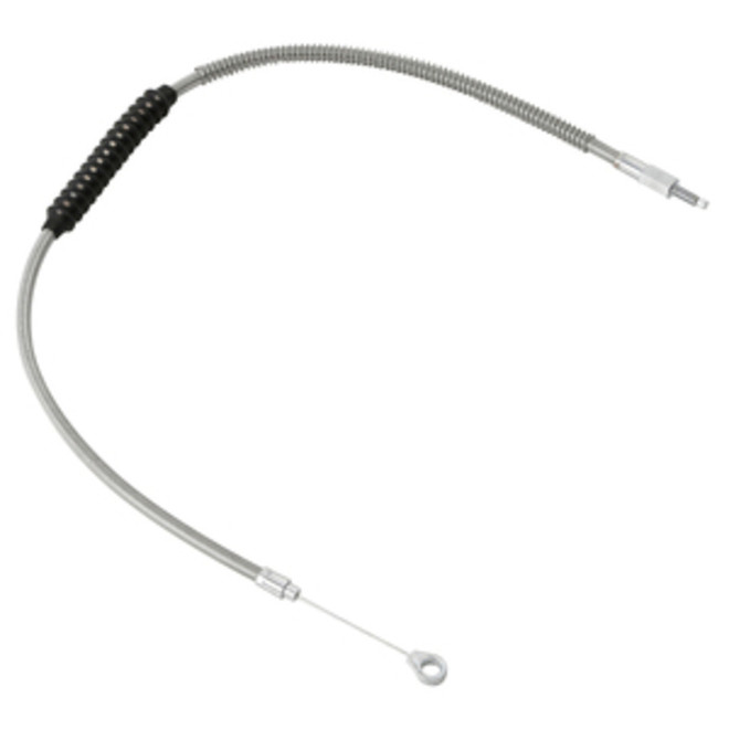 Custom Chrome 35"Stainless Clutch Cable Fit For Harley Road King Tri Glide Electra Glide 08-13