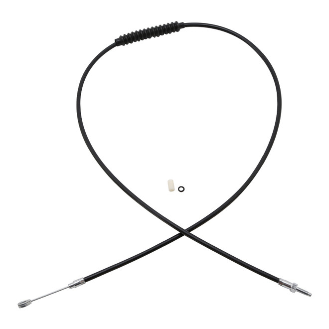 Custom Chrome 179CM Black Vinyl 70.5"Clutch Cable Fit For Harley Touring FLHR 94-20 FXST 00-06