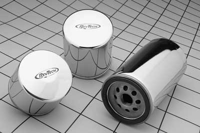 RevTech Chrome Spin-On Oil Filter Fit For Harley Sportster 80-84 4-Speed Big Twin 82-86