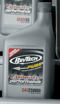 RevTech 12 Qt Motorcycle Lubricant SAE 25W60 Fit For Harley Air Cooled V-Twin Engine