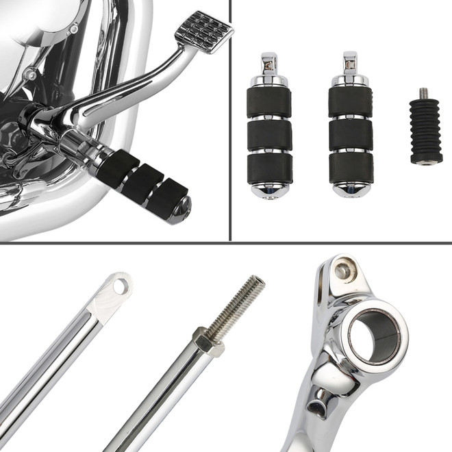 Custom Chrome Forward Controls Pegs Fit For Harley Sportster XL 883 1200 1991-2003