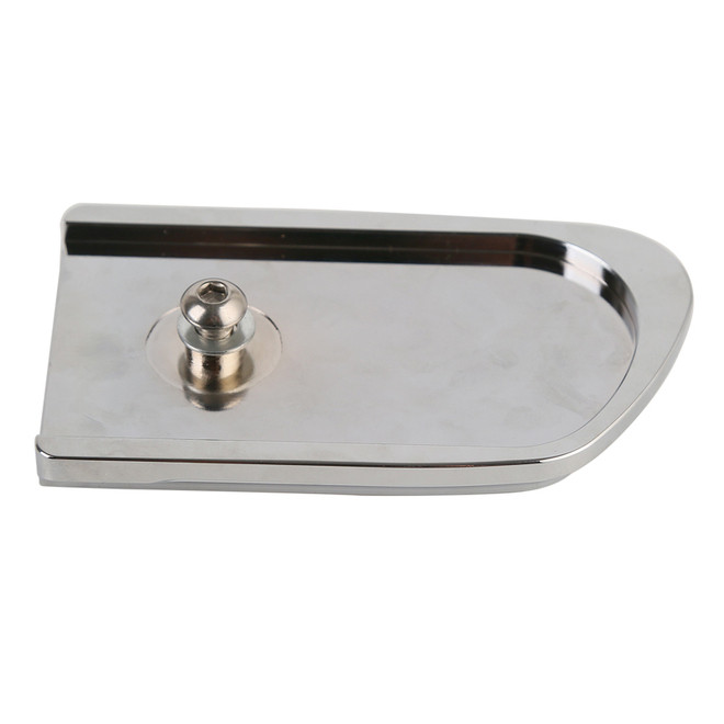 Custom Chrome Rebel Large Brake Pedal Pad Chrome, Black Anodized Fit For Harley Touring Softail Trike