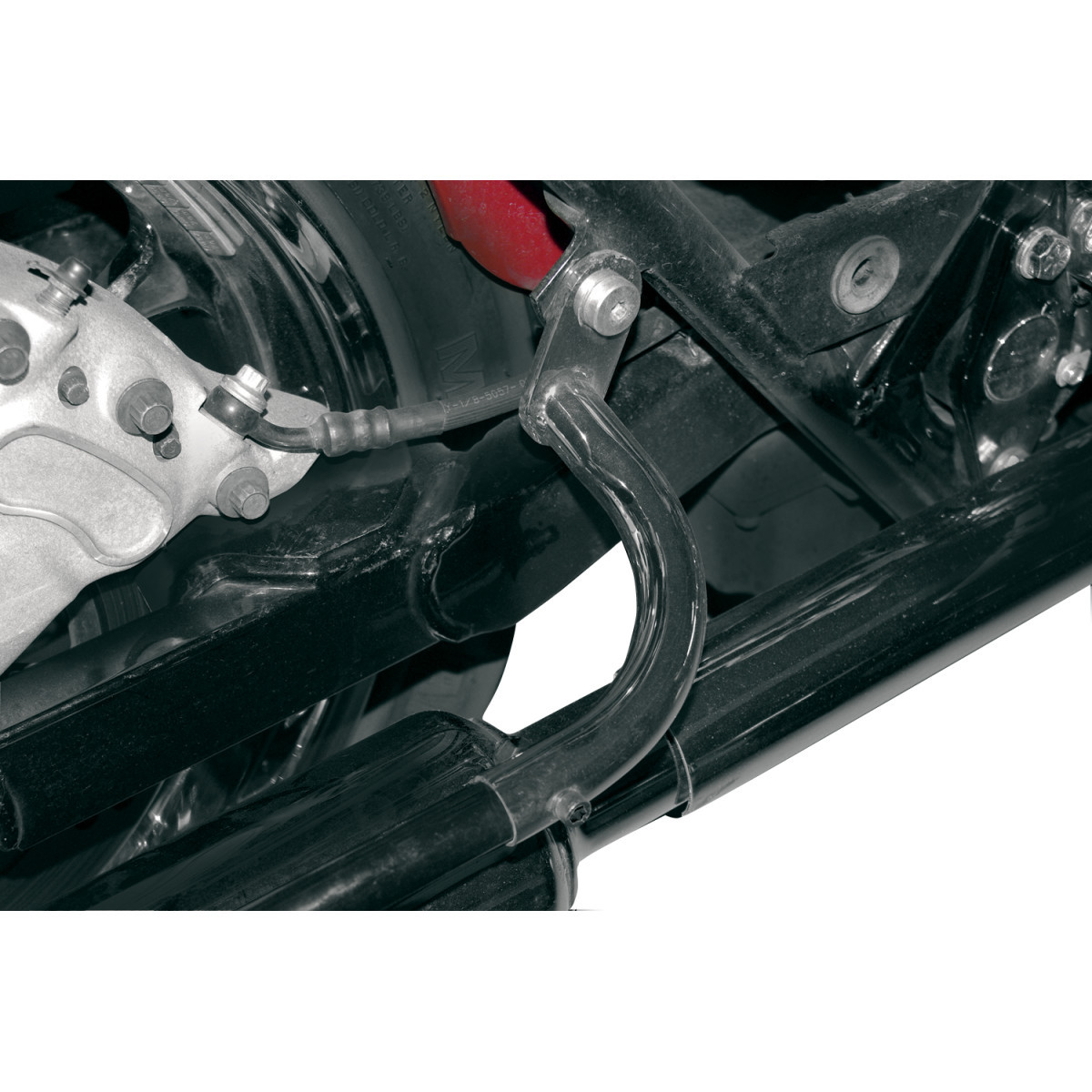 Rick Doss #S77-0137 - Saddlebag Guard Eliminator Bracket - Chrome