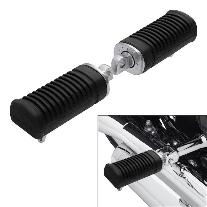 FOOT PEGS FITS MOST WITH MALE MOUNT-STYLE FOOT PEG SUPPORT