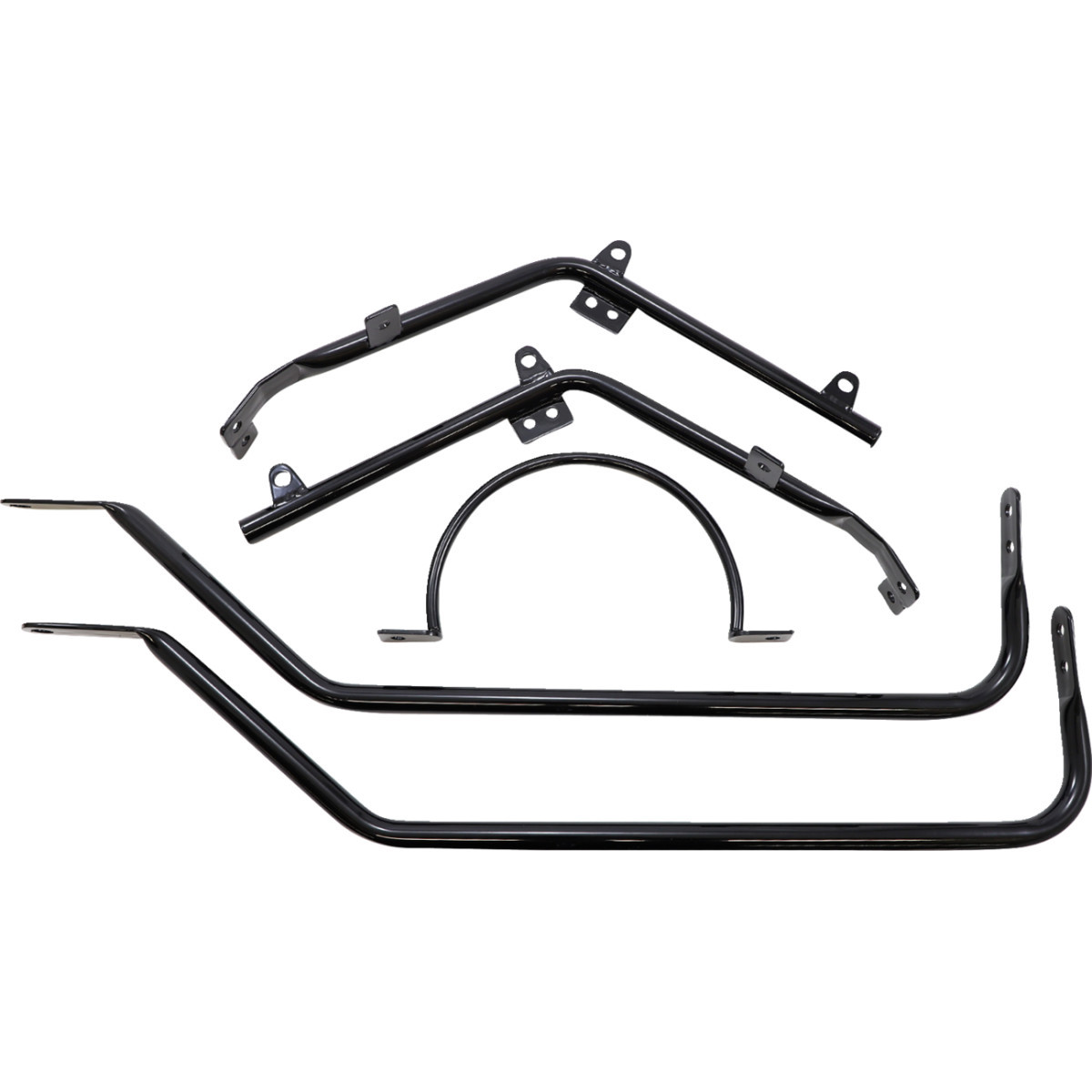 Cycle Visions #CV7500 - Bagster Saddlebag Mount - Black - XL