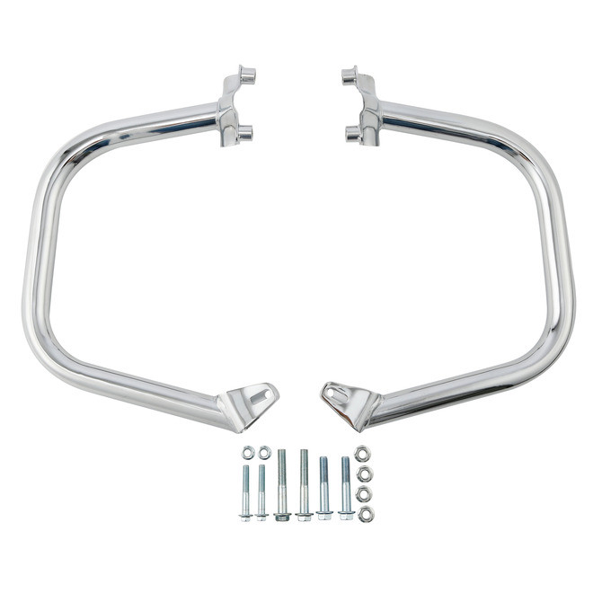 Custom Chrome 1.25" Engine Guard Highway Bar Fit Matte Black, Chrome For Harley Street XG500/750 15-20