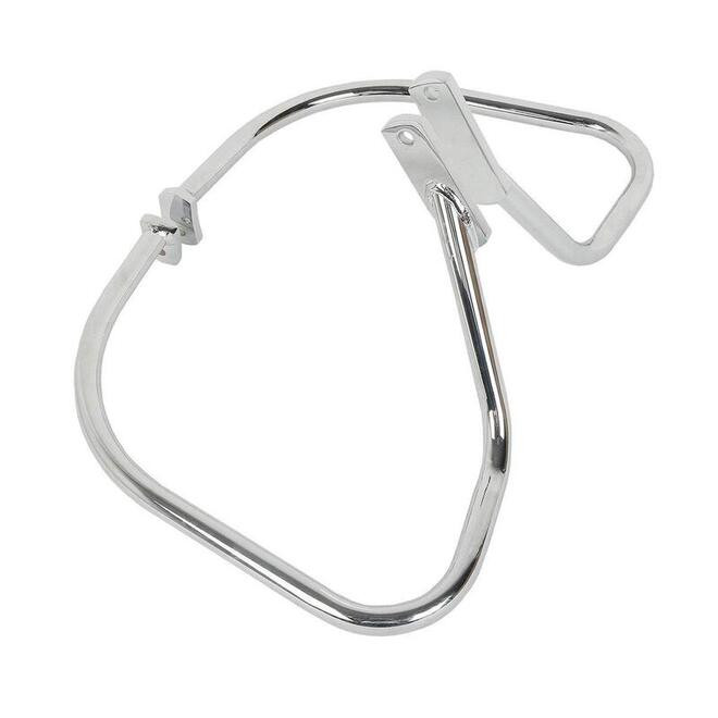 Custom Chrome Saddlebag Guards Rail Crash Bar Matte Black Chrome For Harley Softail Heritage Springer 97-99