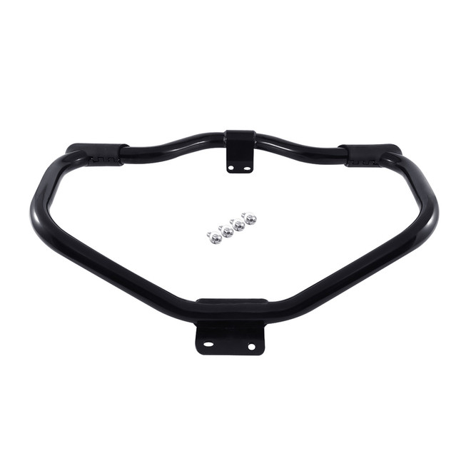 Custom Chrome Engine Guard Mustache Bar With Footrests Gloss Black Matte Black Chrome Fit For Harley 04-22 XL/08-13 XR