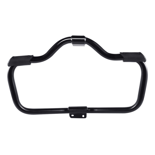 Custom Chrome Engine Guard Mustache Bar With Footrests Gloss Black Matte Black Chrome Fit For Harley 04-22 XL/08-13 XR