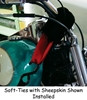 1 1/2" WIDE SOFT-TIE PAIR FOR TRANSPORTING MOTORCYCLES