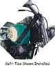 1 1/2" WIDE SOFT-TIE PAIR FOR TRANSPORTING MOTORCYCLES