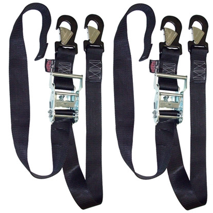 1 1/2" WIDE SOFT-TIE PAIR FOR TRANSPORTING MOTORCYCLES