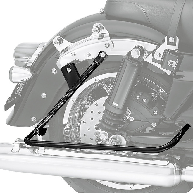Custom Chrome Saddlebag Brackets Support Kit Fit Matte Black Chrome For Harley Touring FLHXSE FLTRXSE 09-13