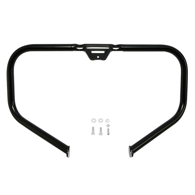 Custom Chrome 1-1/4" Engine Guard Crash Highway Bar Matte Black Fits For Harley Softail 18-UP Stain Black
