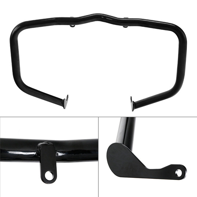 GLOSS BLACK 1-1/4" HIGHWAY BAR FITS 21-UP RH1250S MODELS