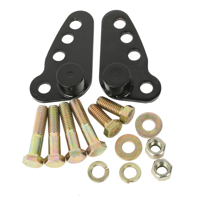 Custom Chrome 1"-3" Adjustable Drop Rear shock Lowering Kit Black Anodized Fit For Harley Touring 02-16