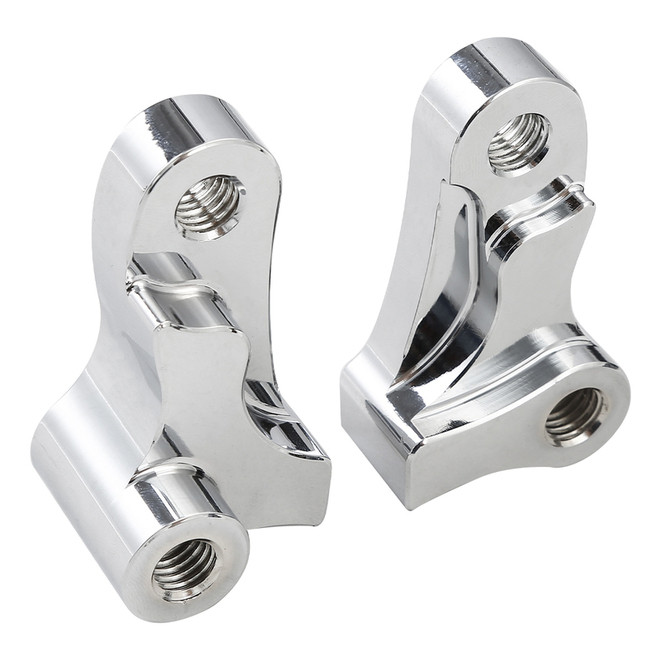 Custom Chrome 1.75" Drop Rear Shock Lowering Kit Fit  Chrome For Harley Dyna 2006-2017 Aluminum