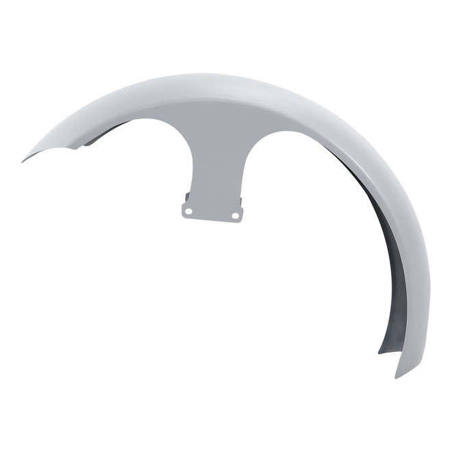 Custom Chrome Primer Gray 26" Wheel Wrap 6.5" Wide Front Fender Fit For Harley Touring 97-13